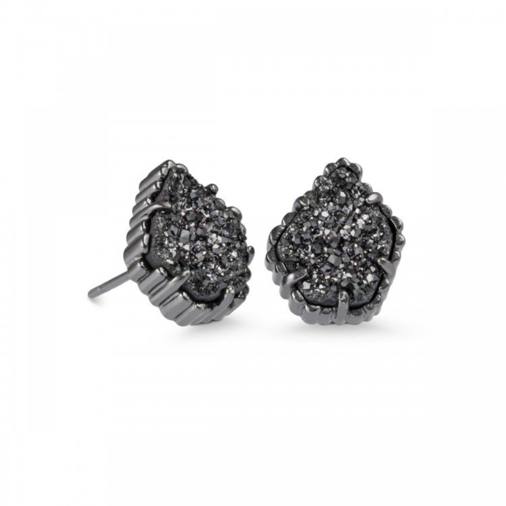 Kendra Scott Tessa Stud Earrings in Black Drusy